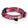 thumbnail image 1 of Pawtitas Classic Padded Reflective Dog Collar Lumberjack Small Dog Collar Camouflage Pink, 1 of 9