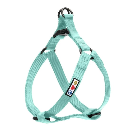 Pawtitas Dog Harness - Teal - (XS) Extra Small Step in Dog Harness Training & Walking