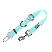 Pawtitas Dog Seat Belt Pet Safety Seat Belt Adjustable Strap for Small to Large Dogs Teal