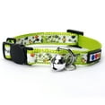 thumbnail image 1 of Pawtitas Glow In The Dark Cat Collar with Safety Buckle and Bell, 1 of 6