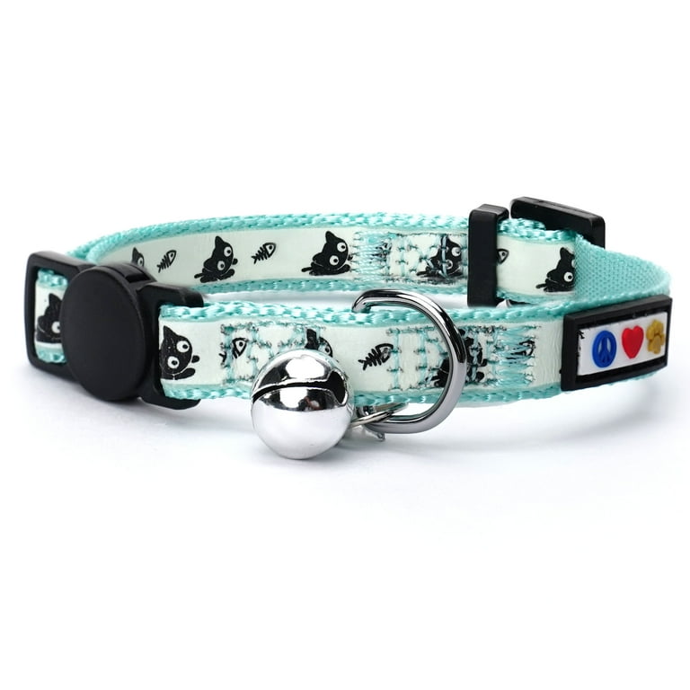 Safe cat collars with bells top