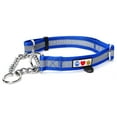thumbnail image 1 of Pawtitas Martingale Dog Collar with Chain Reflective Dog Training Collar for Large Dogs Dog Collar for Large Dog - Blue, 1 of 9