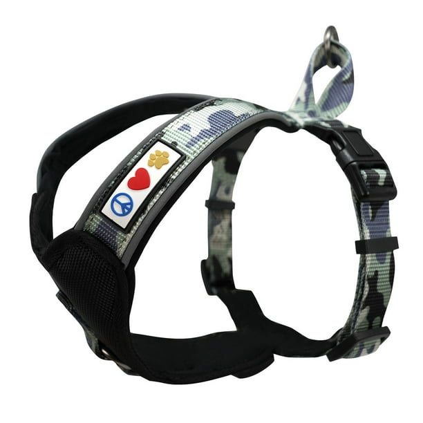 Pawtitas reflective padded dog harness online