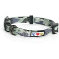 thumbnail image 1 of Pawtitas Reflective Dog Collar Adjustable for Small Dogs - Grey Camo Collar, 1 of 9