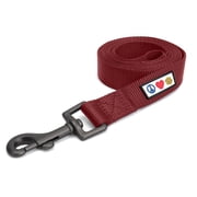 Pawtitas Solid Color Leash - 6ft Long, Marsala - Great for Small Dogs