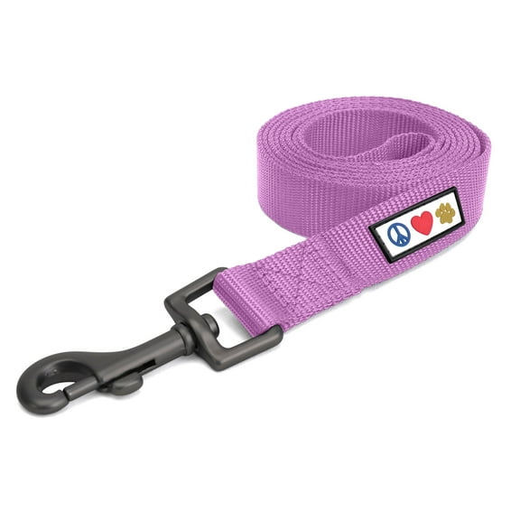 Pawtitas Solid Color Leash - 6ft Long, Orchid - Great for Small Dogs and Cats