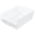thumbnail image 2 of Akro-Mils 30128 Plastic Shelf Bins - 12-Pack Blue Heavy Duty Storage Containers 18x4x4 Inches 2 of 5