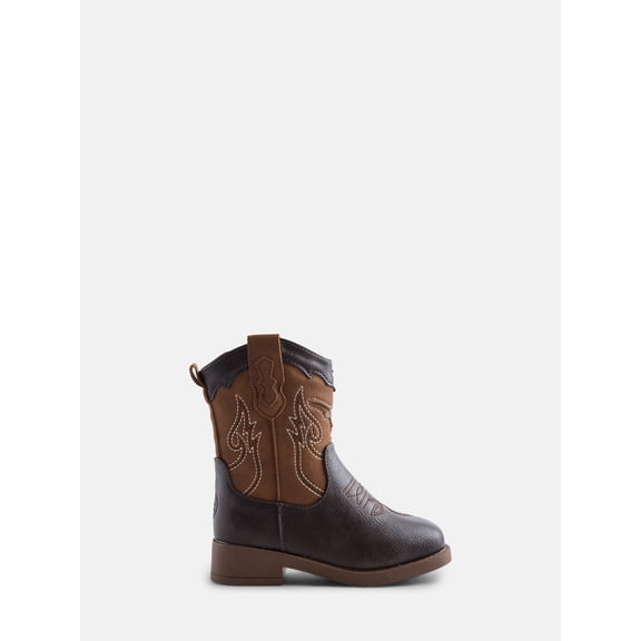 Pawz Boys Faux Leather Western Boots