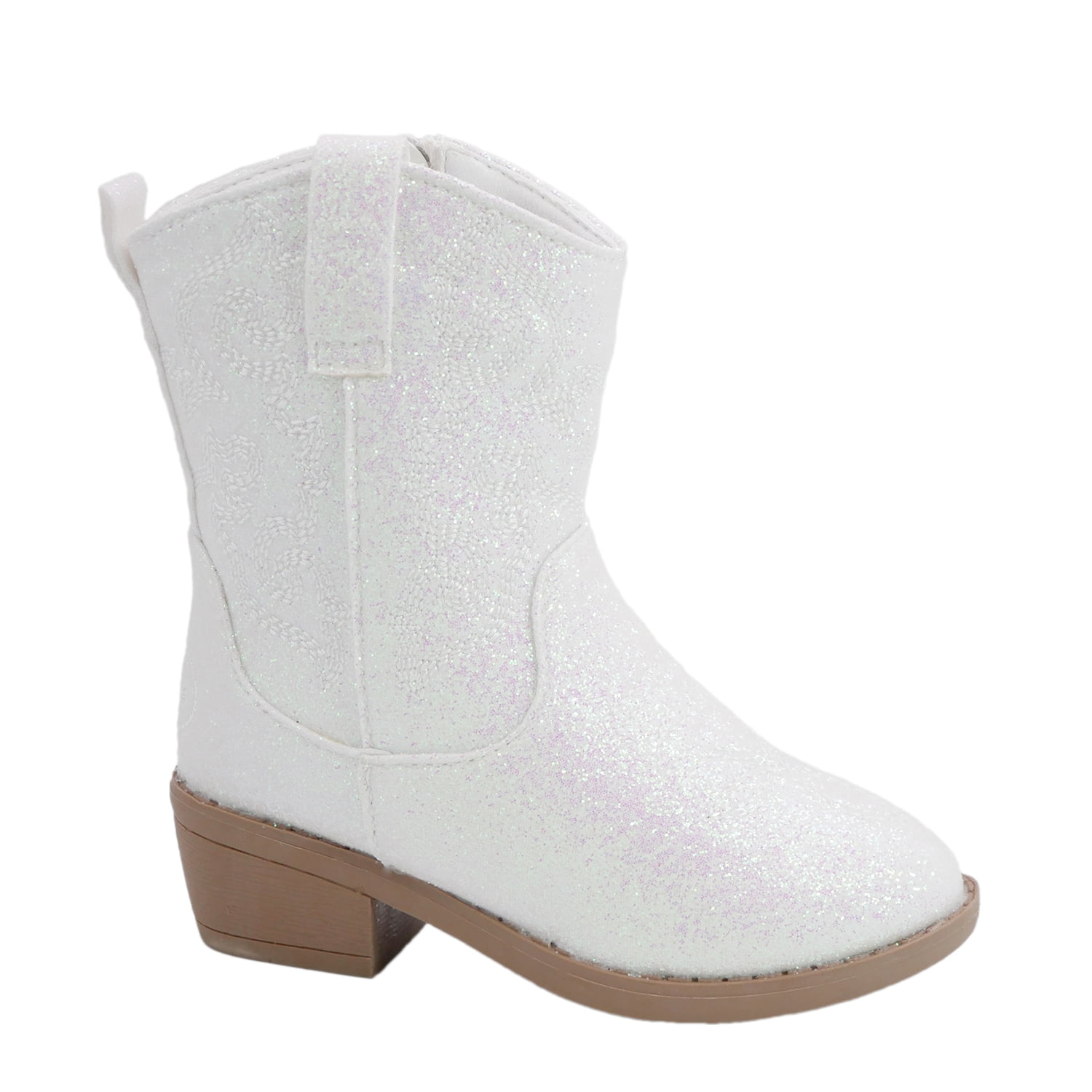Pawz Little & Big Girls' Glitter Western Boots
