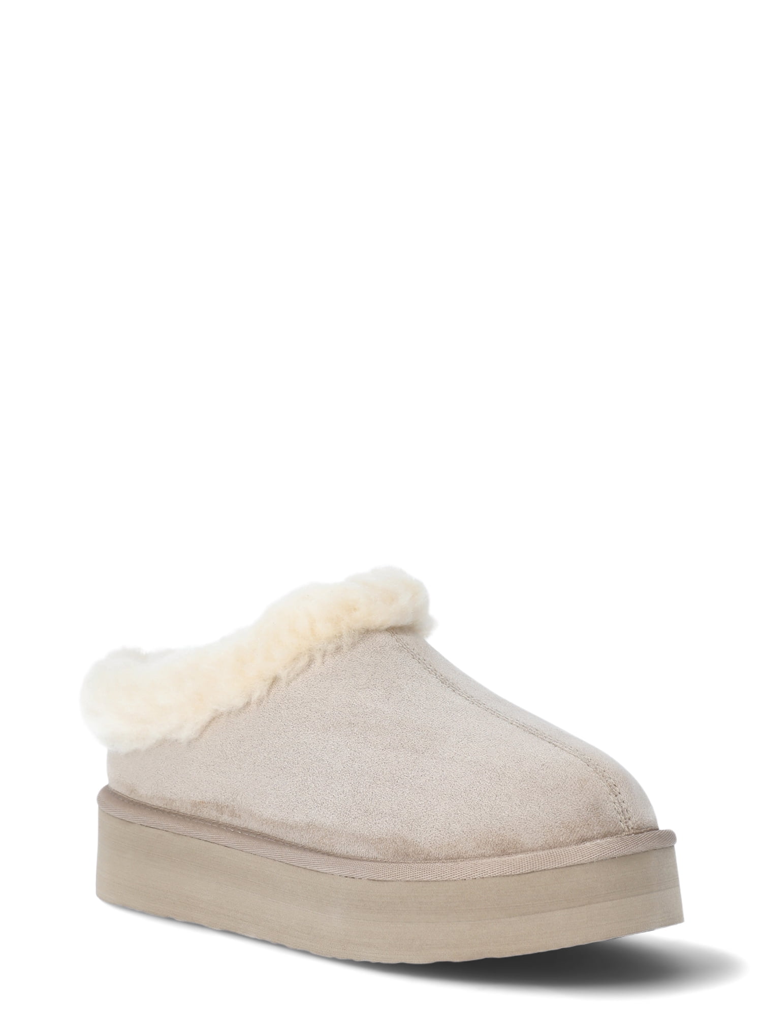 Pawz Womens Cozy Lined Platform Slippers