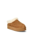 thumbnail image 1 of Pawz Womens Cozy Lined Platform Slippers, 1 of 5