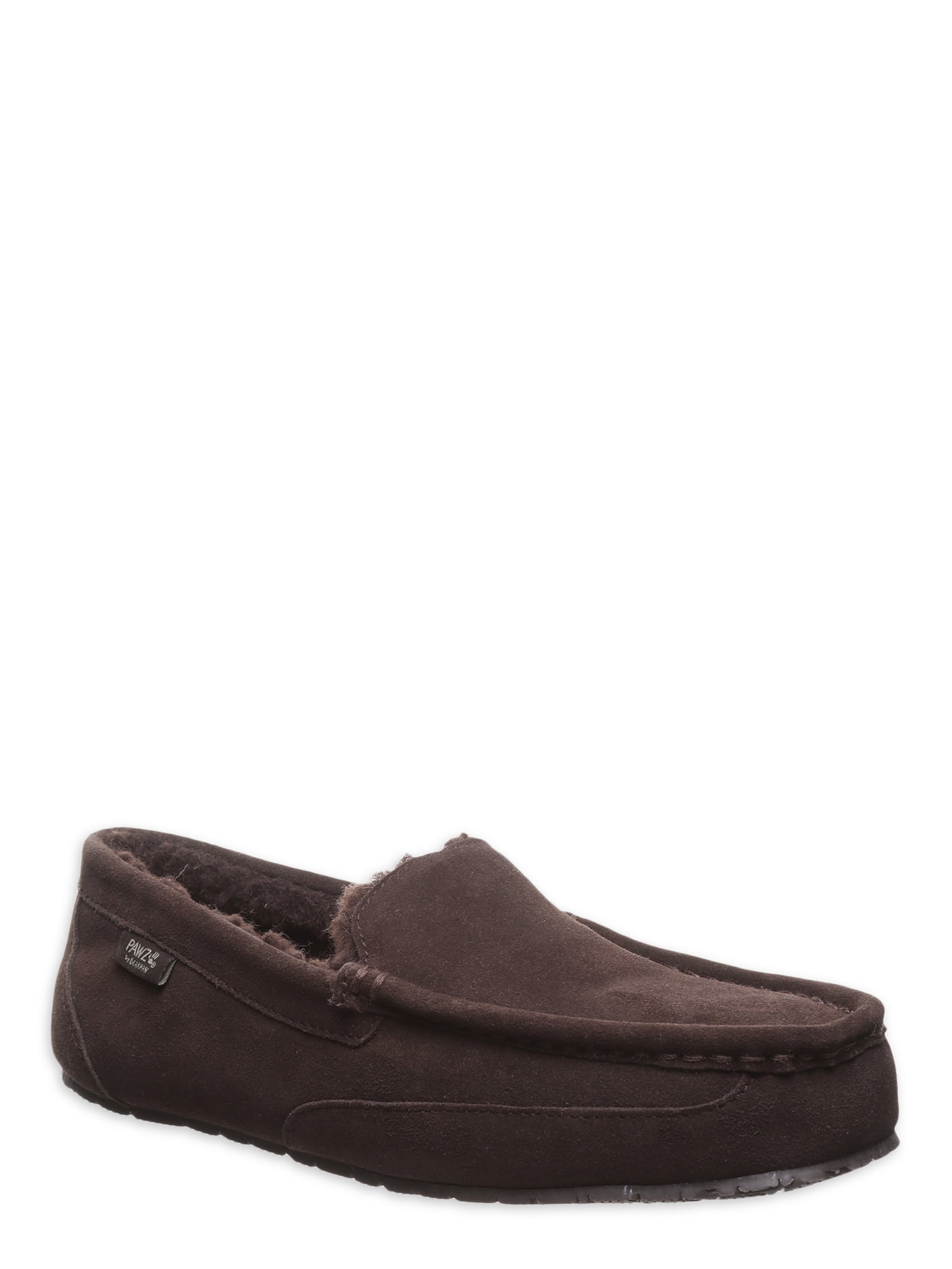 Pawz by Bearpaw Men's Caleb Genuine Suede Moccasin Slippers