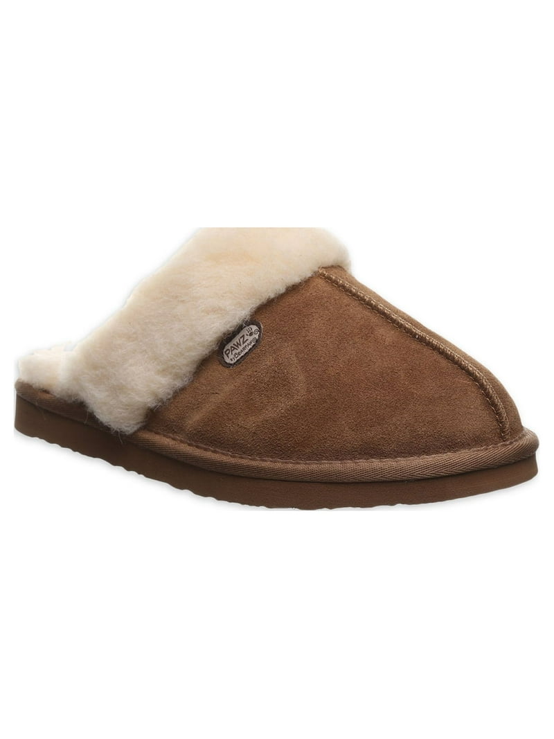 Pawz by Bearpaw Women's Mackenzie Suede Scuff Slipper with Cozy