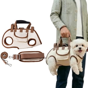 Pawzie Purse Dog Carrier, 3-in-1 Small Dog Carrier Sling - Breathable Mesh Puppy Shoulder Bag with Adjustable Padded Strap & Pockets, Pet Travel Tote for Cats, Puppies