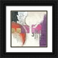 thumbnail image 1 of Pax 20x20 Black Ornate Wood Framed with Double Matting Museum Art Print Titled - CIRCLE II, 1 of 4