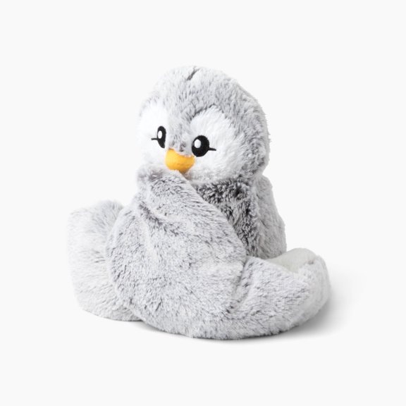 Hugimals Hugarounds Pax The Penguin 2.5lb Microwavable Weighted Unscented Plush for Ages 2+