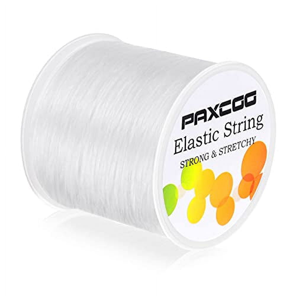 KOLUPA 1mm Stretchy Bracelet String Elastic String for Bracelets Making,  Crystal Clear String Elastic Cord Necklace Cord Bead Cord for Friendship