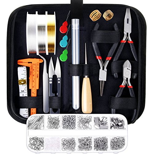  PAXCOO Crystal Jewelry Making Kit for Adults, Ring Making Kit  with 28 Colors Crystal Gemstone Beads, Jewelry Wire and Pliers for Ring  Making, Jewelry Making Supplies