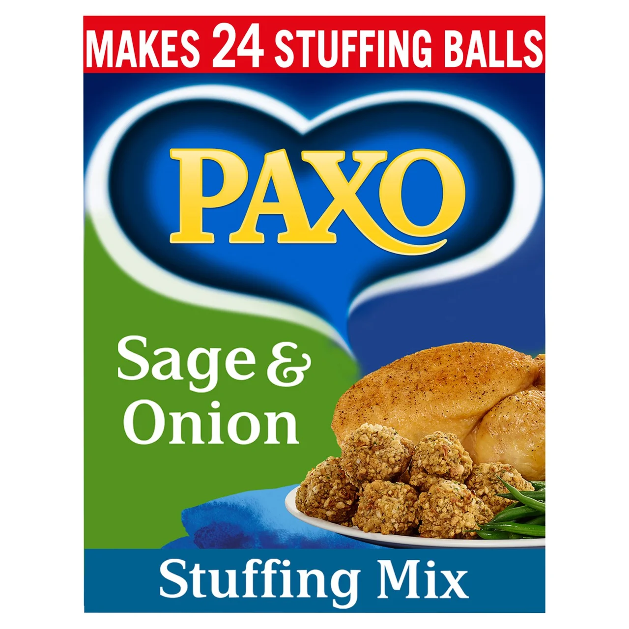 Paxo Sage & Onion Stuffing (340g)  - Makes 24 Stuffing balls