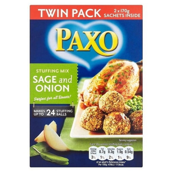Paxo Sage & Onion Stuffing (340g) - Pack of 2