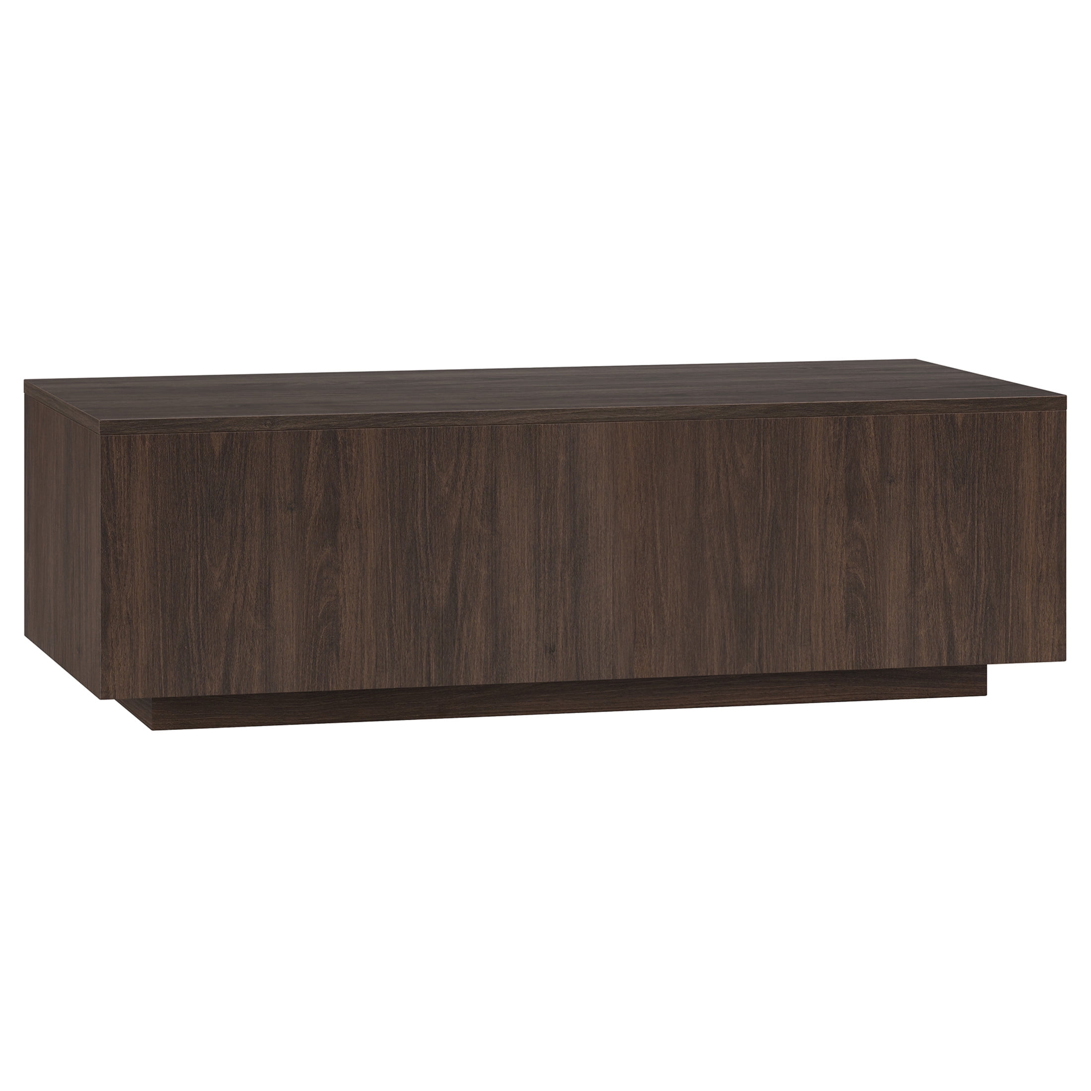 Evelyn&Zoe Modern/Contemporary 48" Wide Alder Brown Coffee Table