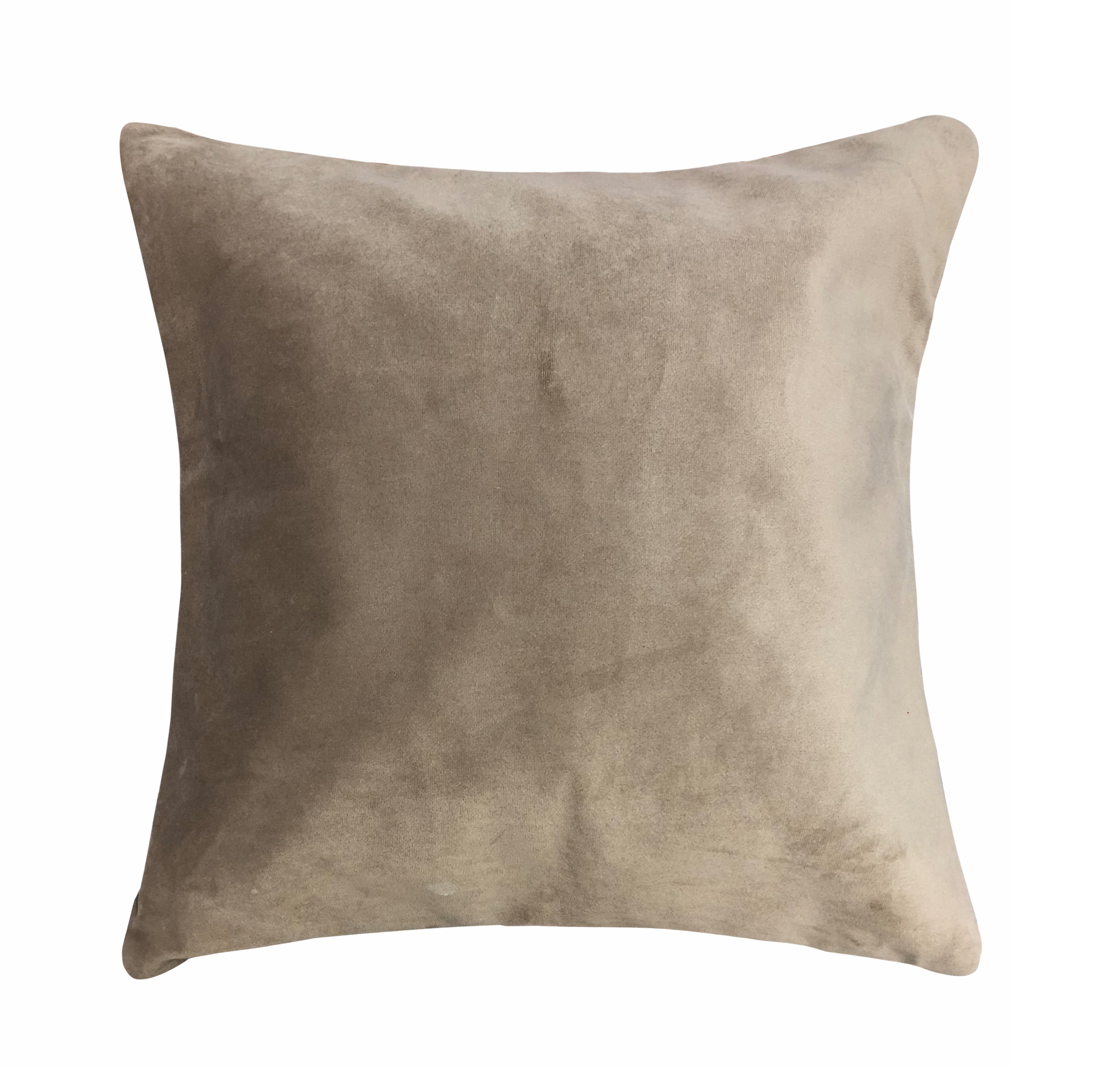 Paxton Velvet Decorative Pillow Khaki