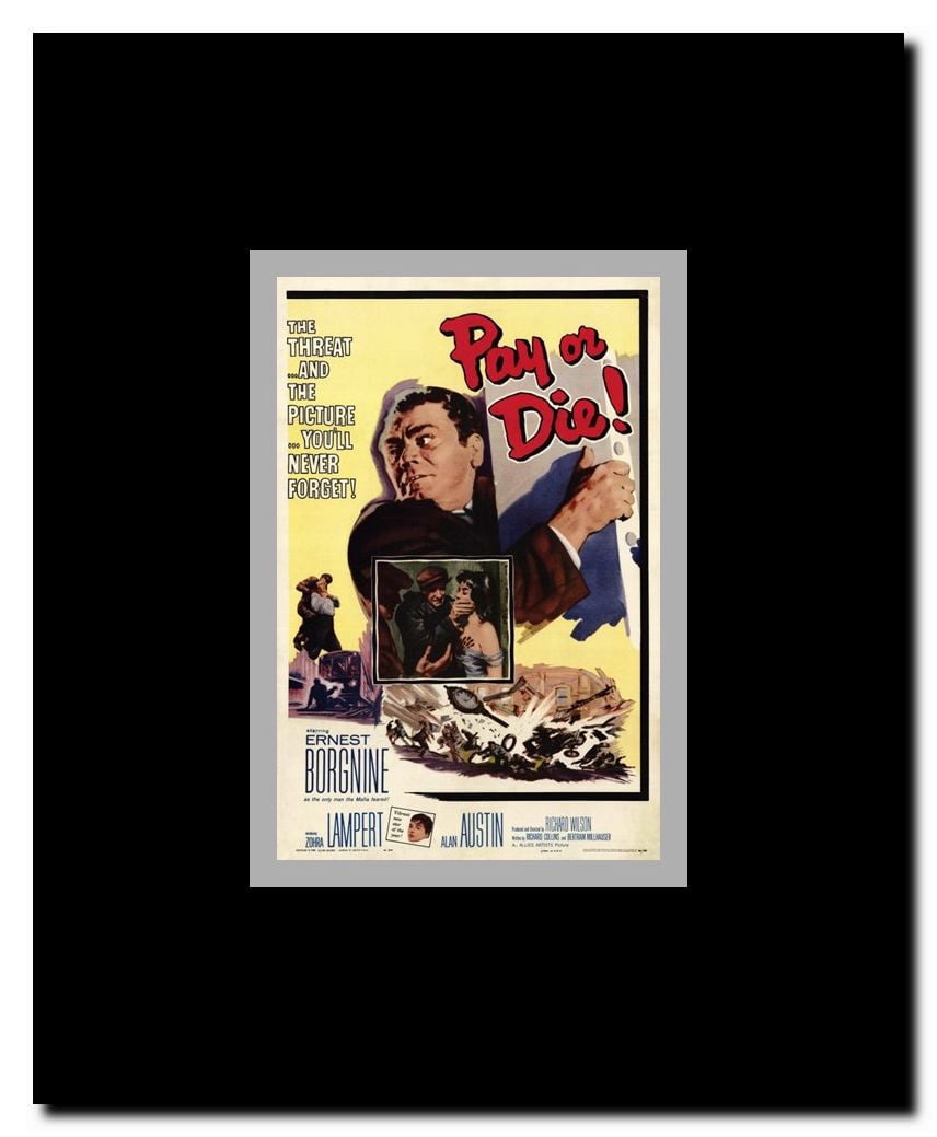 Pay or Die Framed Movie Poster