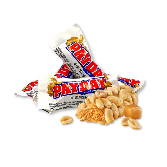 PayDay Peanut Caramel Candy Bars .7 oz, 1 lb