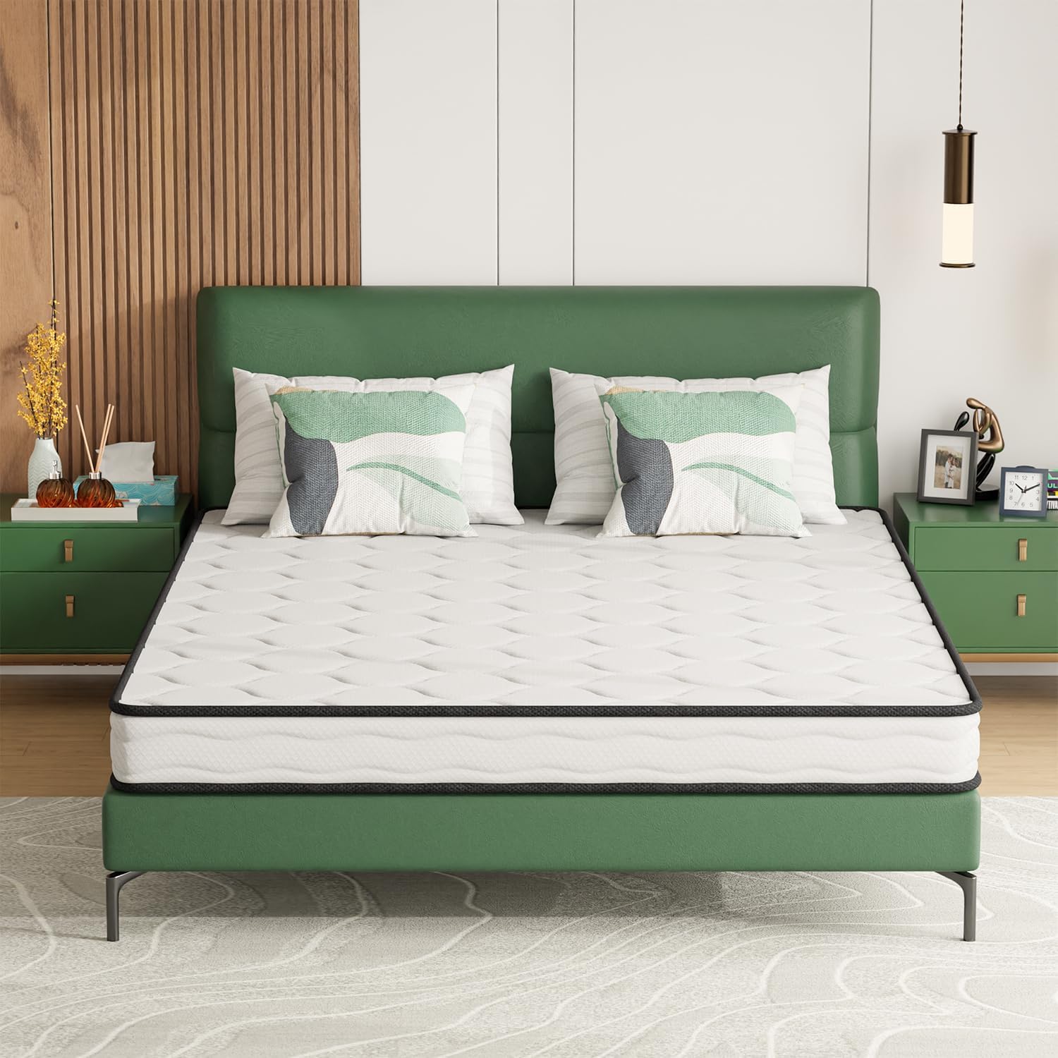PayLessHere 10 Inch Innerspring Full Mattress Medium Firm Hybrid