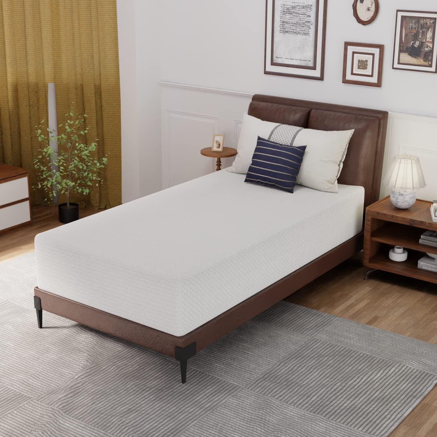 Materasso In Gel Memory Foam PayLessHere 35,5 Cm – Medio Rigido, Senza Fibra Di Vetro, CertiPUR, Letto Matrimoniale In Scatola - 5