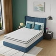 thumbnail image 1 of PayLessHere 12 Inch Innerspring Mattress in a Box with Bamboo Charcoal Gel Memory Foam Fiberglass Free CertiPUR-US Certified Medium Firm Spring Mattress Pressure Relief,Full, 1 of 8