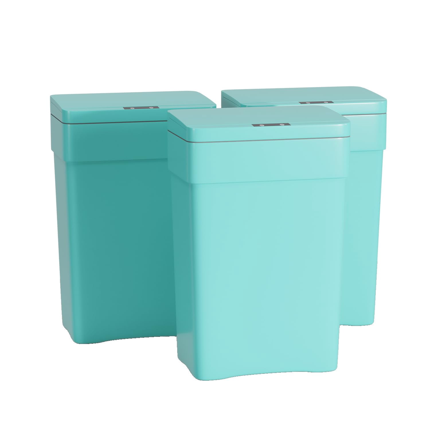 PayLessHere 13Gal Touchless Trash Can - Automatic Motion Sensor Trash Can, (3, Blue)