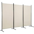 thumbnail image 1 of PayLessHere 3 Panel Room Divider Folding Privacy Screen 5.9FT Partition Room Separators with Metal Frame Portable Freestanding Room Divider for Bedroom,Office,Dining Room,Living Room (Beige), 1 of 7