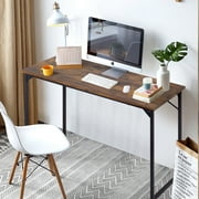 PayLessHere 39 inch Computer Desk Modern Writing Desk, Simple Study Table, Industrial Office Desk, Sturdy Laptop Table for Home Office, Vintage