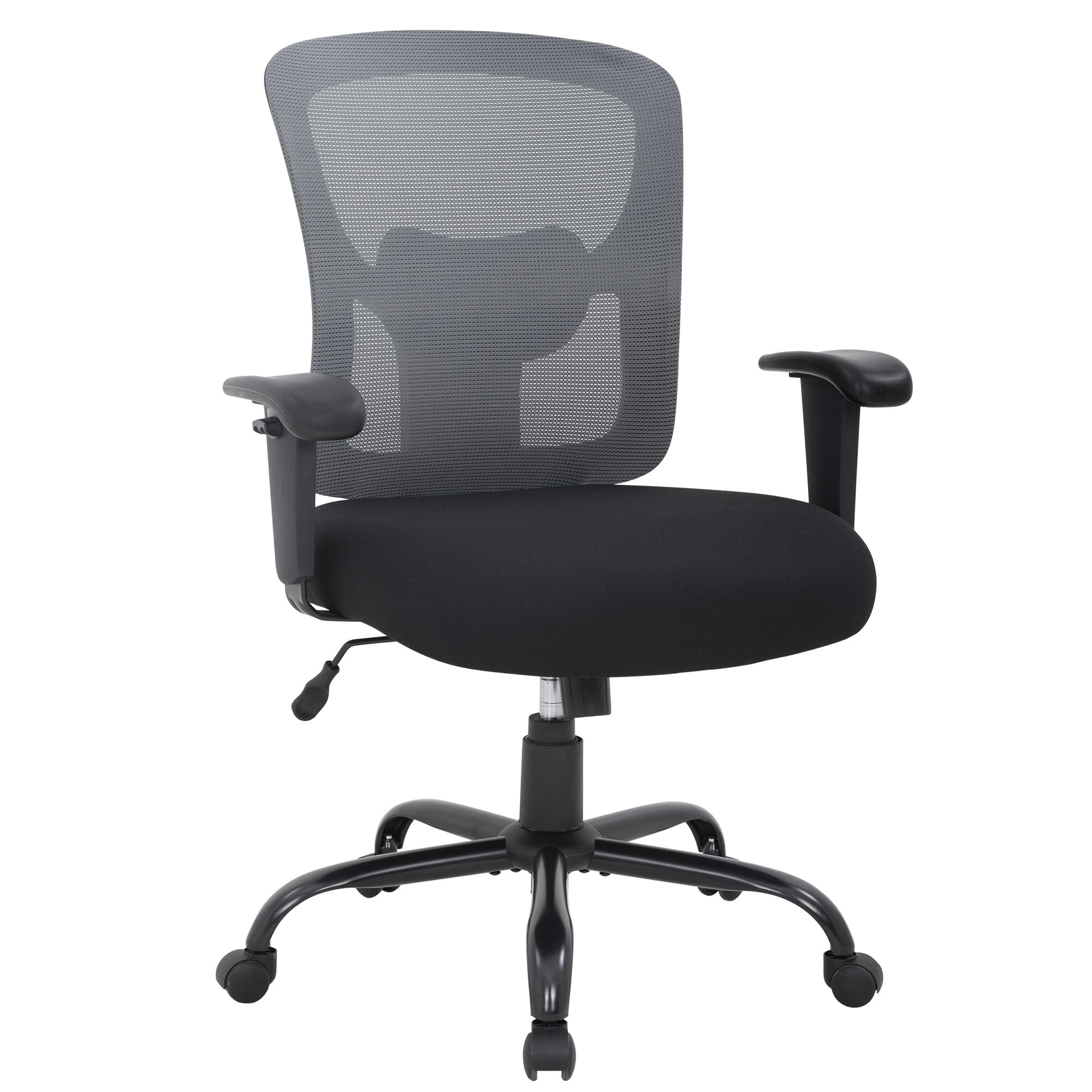 PayLessHere 500lb Mesh Office Chair，Ergonomic Rolling Swivel Desk Chair for Women, Men (Grey)