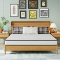 thumbnail image 1 of PayLessHere 6 Inch Hybrid Mattress with Innerspring and Foam/Fiberglass Free/Medium Firm Spring Mattress/Queen Size Mattress in a Box/CertiPUR-US Certified/Cool Sleep Pressure Relief …, 1 of 8
