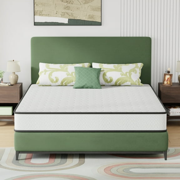 PayLessHere 8 Inch Mattress Medium Firm Spring Mattress Cool Sleep Pressure Relief Queen Size Mattress in a Box Fiberglass Free CertiPUR-US Certified Breathable Foams Mattress …