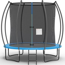 AOTOB 15ft Trampoline 1400LBS Outdoor Kids Trampoline with Basketball Hoop Net and Ladder Walmart