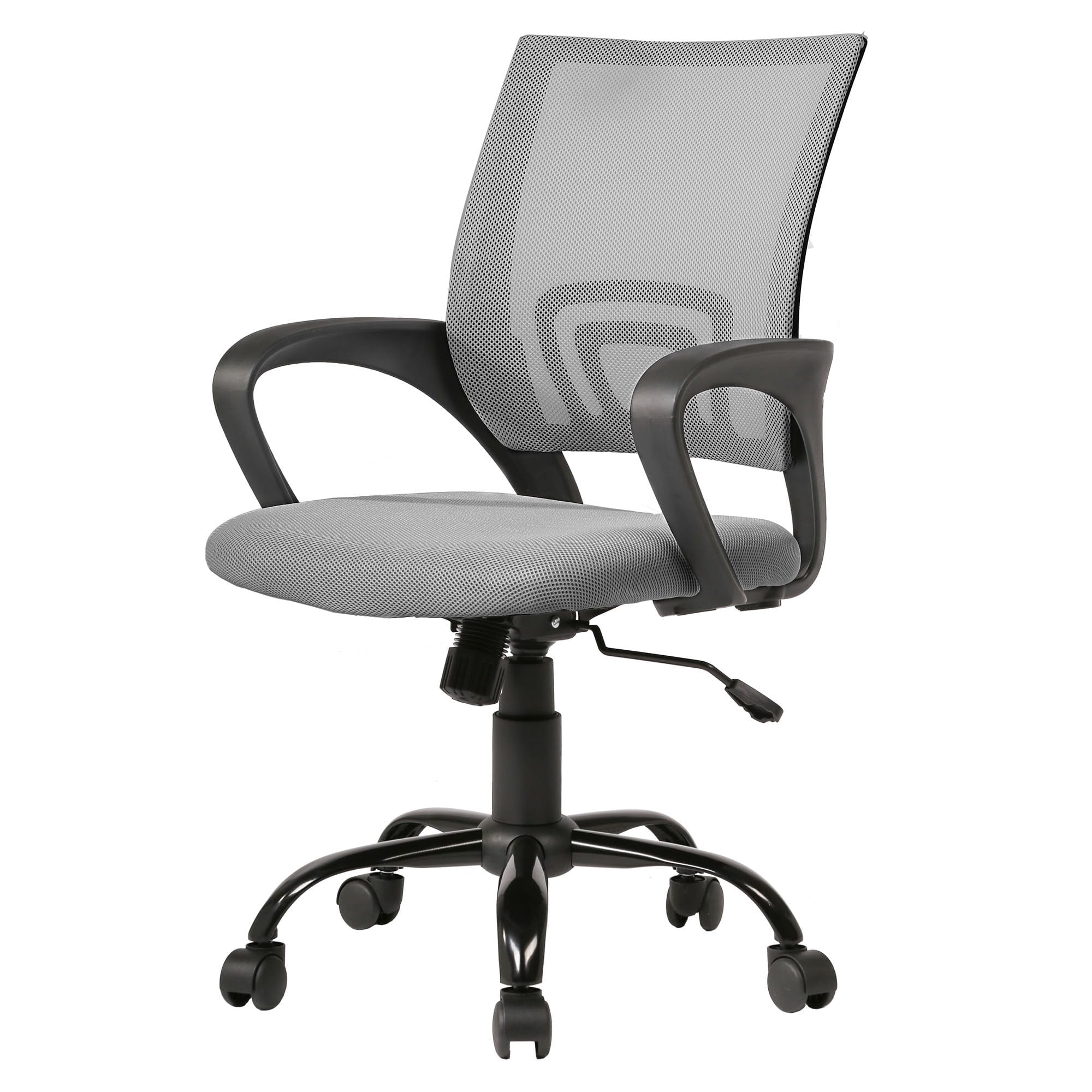 PayLessHere Ergonomic Chair , Adjustable Home Office Chair , Lumbar Support ,Swivel Rolling , Grey