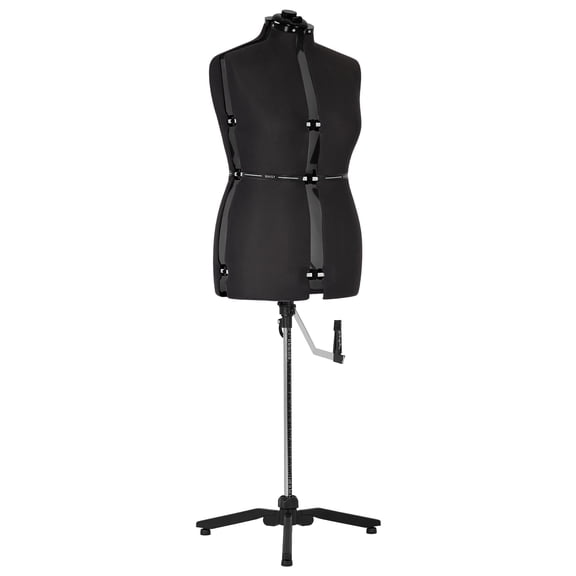 PayLessHere Female Adjustable Dress Form Mannequin, Customizable Waist Hips Neck Back Height, Black for Women