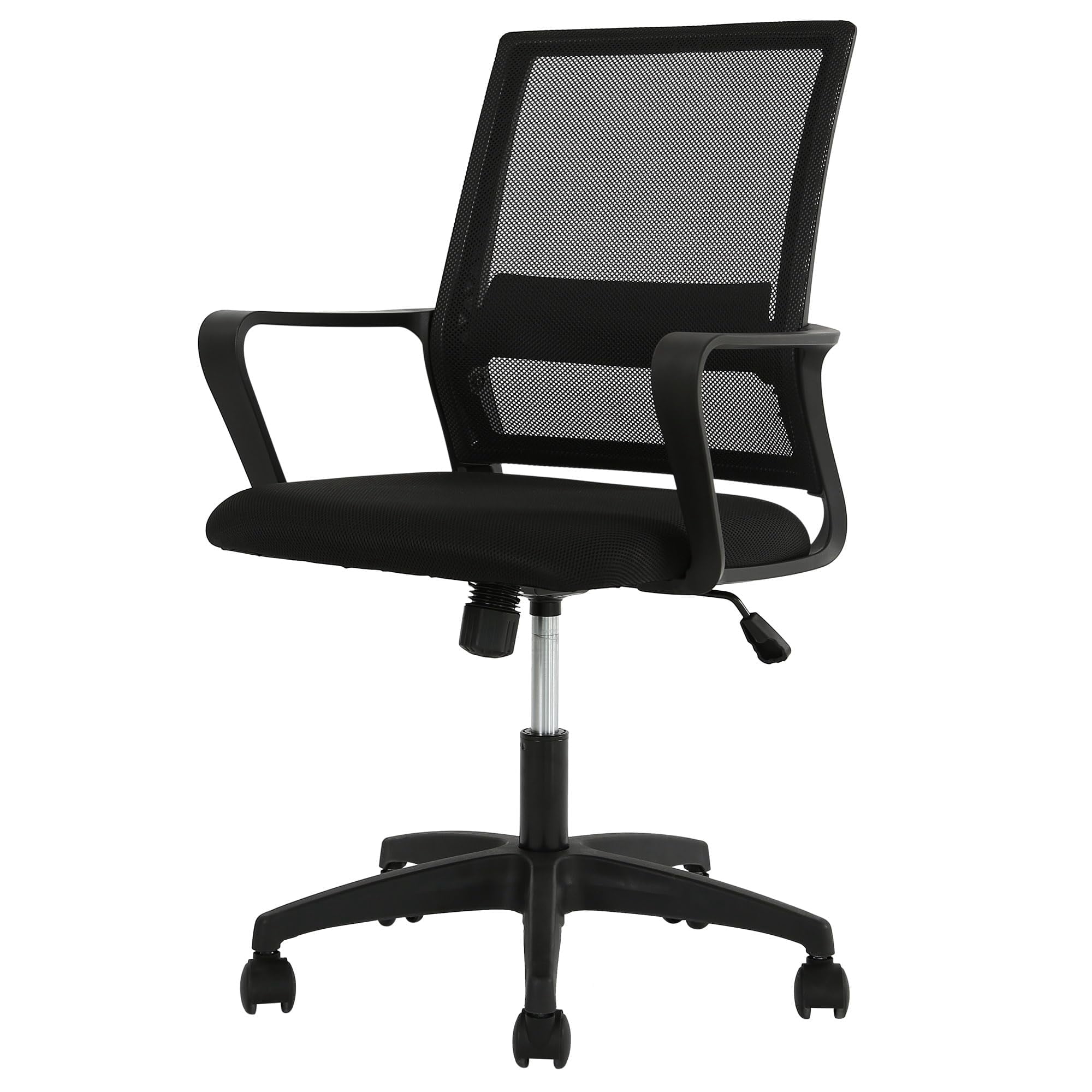 PayLessHere Adult Mesh Indoor Gaming and Office Ergonomic and Lumbar Support Gaming Office Chair, Black