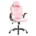 thumbnail image 1 of PayLessHere Gaming Chair With Lumbar Support, Adjustable Headrest Office Chair For Adults, Pink, 1 of 7