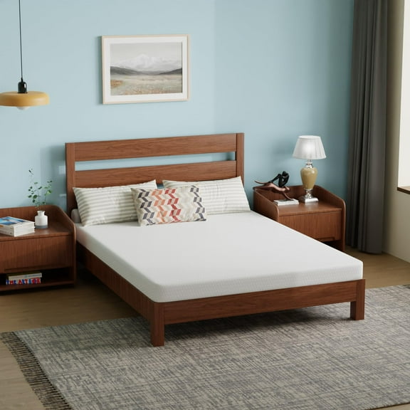 PayLessHere Gel Memory Foam Mattress, Washable, Detachable,5 ", Large, Adults