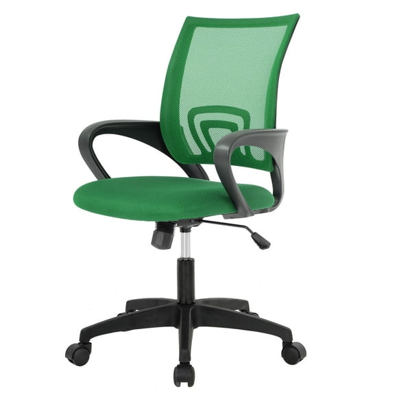PayLessHere Green Ergonomic Office Chair - Adjustable Mesh w/Lumbar Support