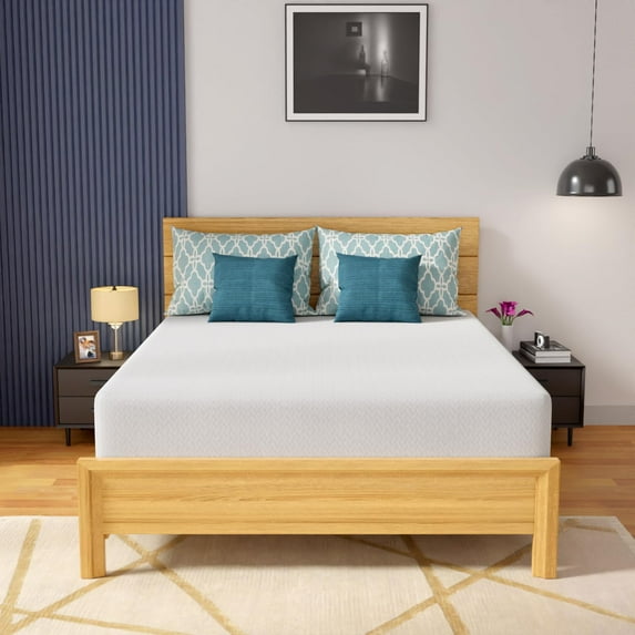 PayLessHere Queen Size Mattress 12 Inch Gel Memory Foam Mattress,CertiPUR-US Certified,White