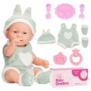 PayUSD Baby Dolls for Toddler 12'' Reborn Lifelike Soft Dolls Pretend Play Preschool Toys Machine Washable Easy to Hold Adorable Birthday Gifts for Girls Boys 1 2 3 4 5 6+ Gift for Christmas