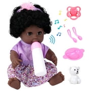 PayUSD Talking Baby Dolls 12" Tall, Interactive Toy with Realistic Sound-Talk Cry and Laugh, Toddler Toys Ages for 3+ Years