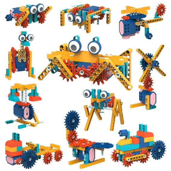 PayUSD Building Blocks Toy Motorized STEM Toys for 6 7 8 9 10 11 12 Year Old Kids 116PCS Building Set for Age 5-7 6-8 8-12 Best Christmas Birthday Gift Boy Gifts Steam Activities Creative Games