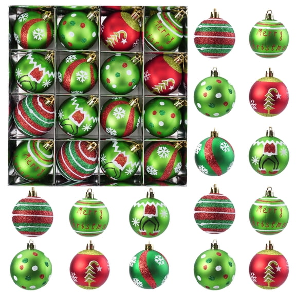 PayUSD Christmas Balls Ornaments for Xmas Christmas Tree Shatterproof Christmas Tree Decorations Large Hanging Ball for Holiday Wedding Party Decoration 16Pcs