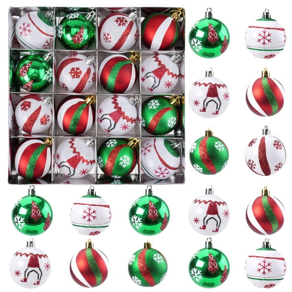 PayUSD Christmas Balls Ornaments for Xmas Christmas Tree Shatterproof Christmas Tree Decorations Large Hanging Ball for Holiday Wedding Party Decoration 16Pcs